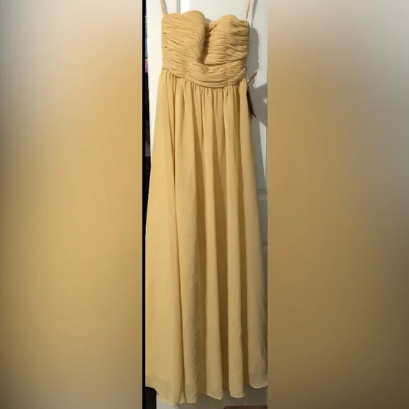 A beautiful gold gown- new never used from Light in the box- size 8- prom etc A beautiful gold gown- new never used from Light in the box- size 8- prom etc